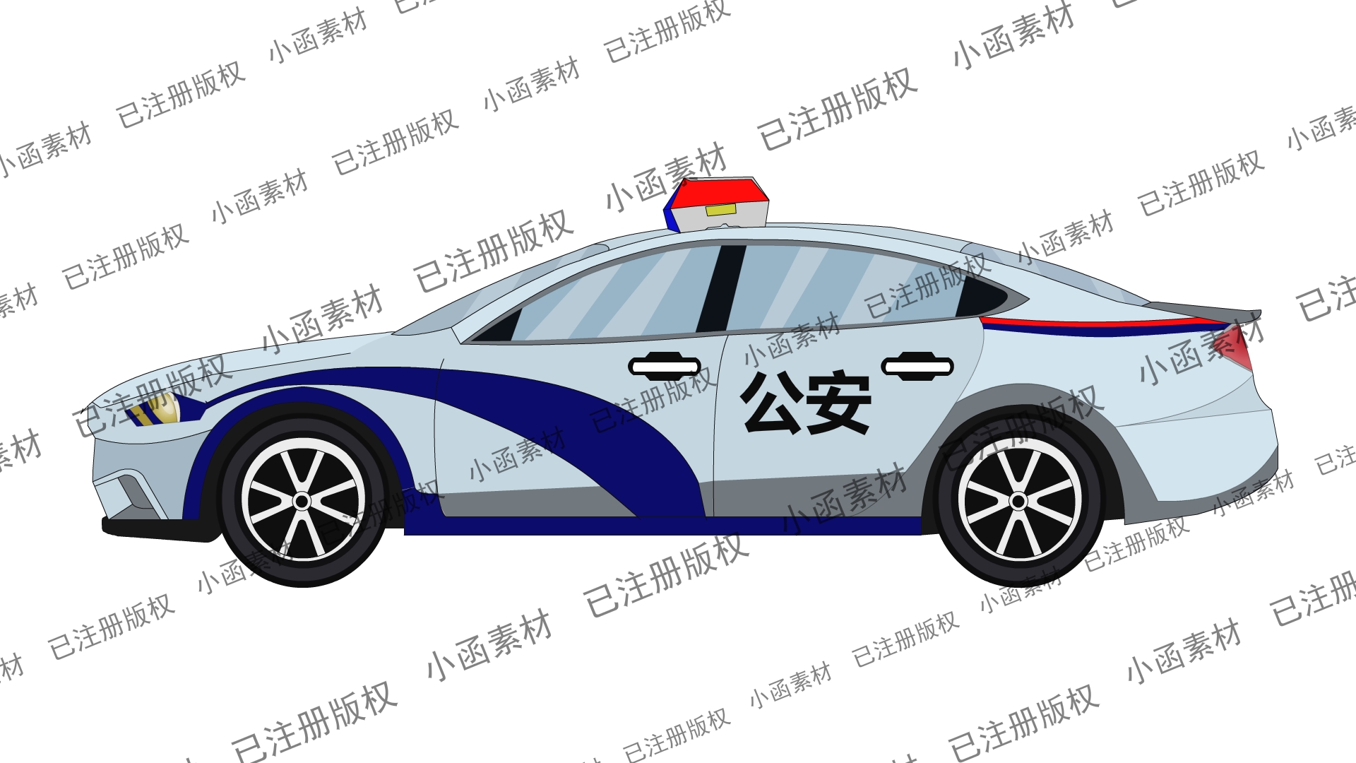 警车