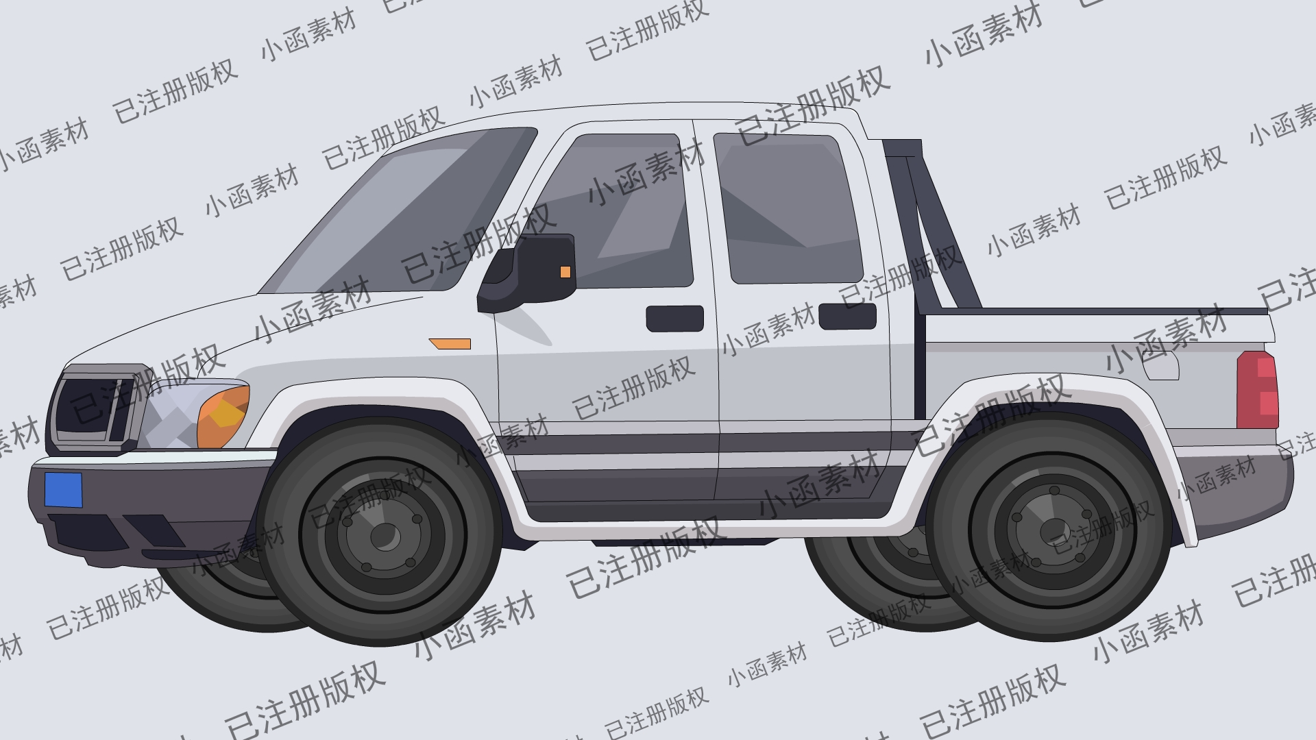 皮卡车