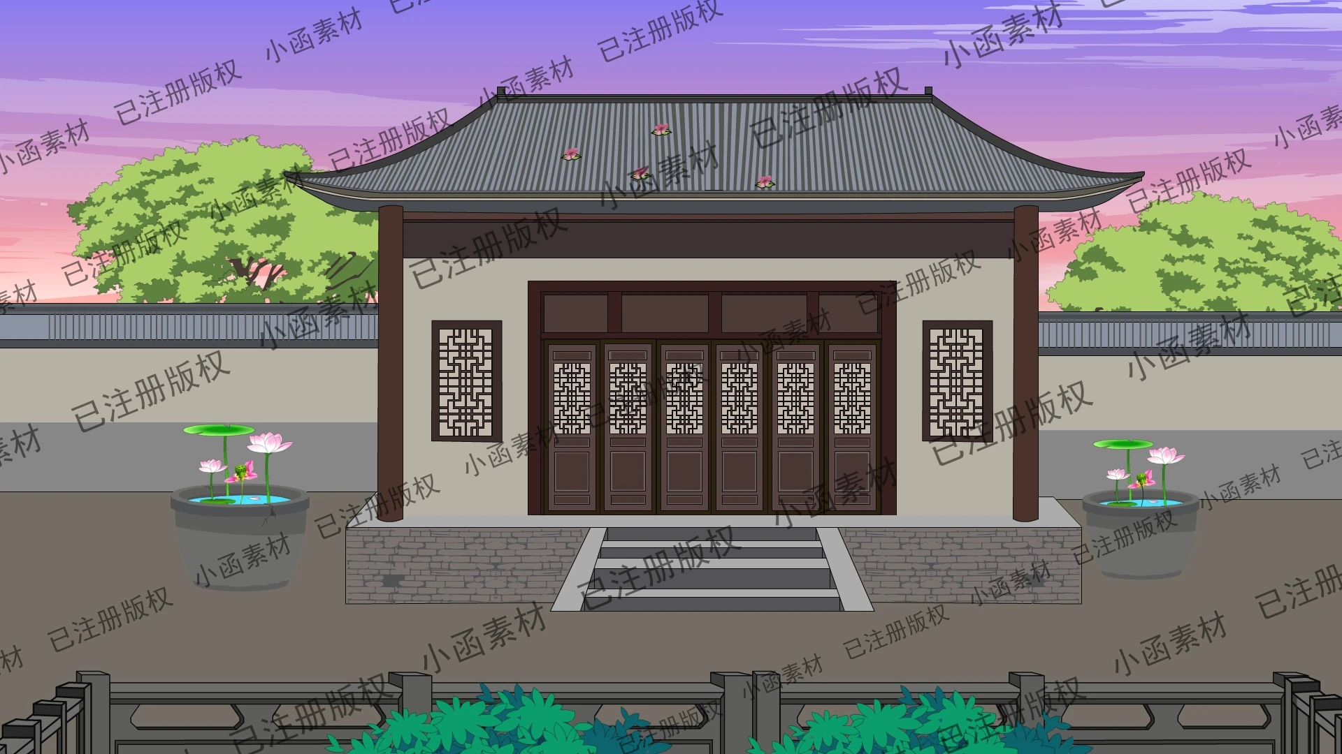 小院侧面